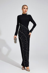 Qyria Sequined Maxi Dress