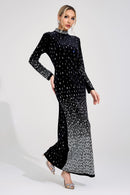 Moryndal Black Mermaid Maxi Dress