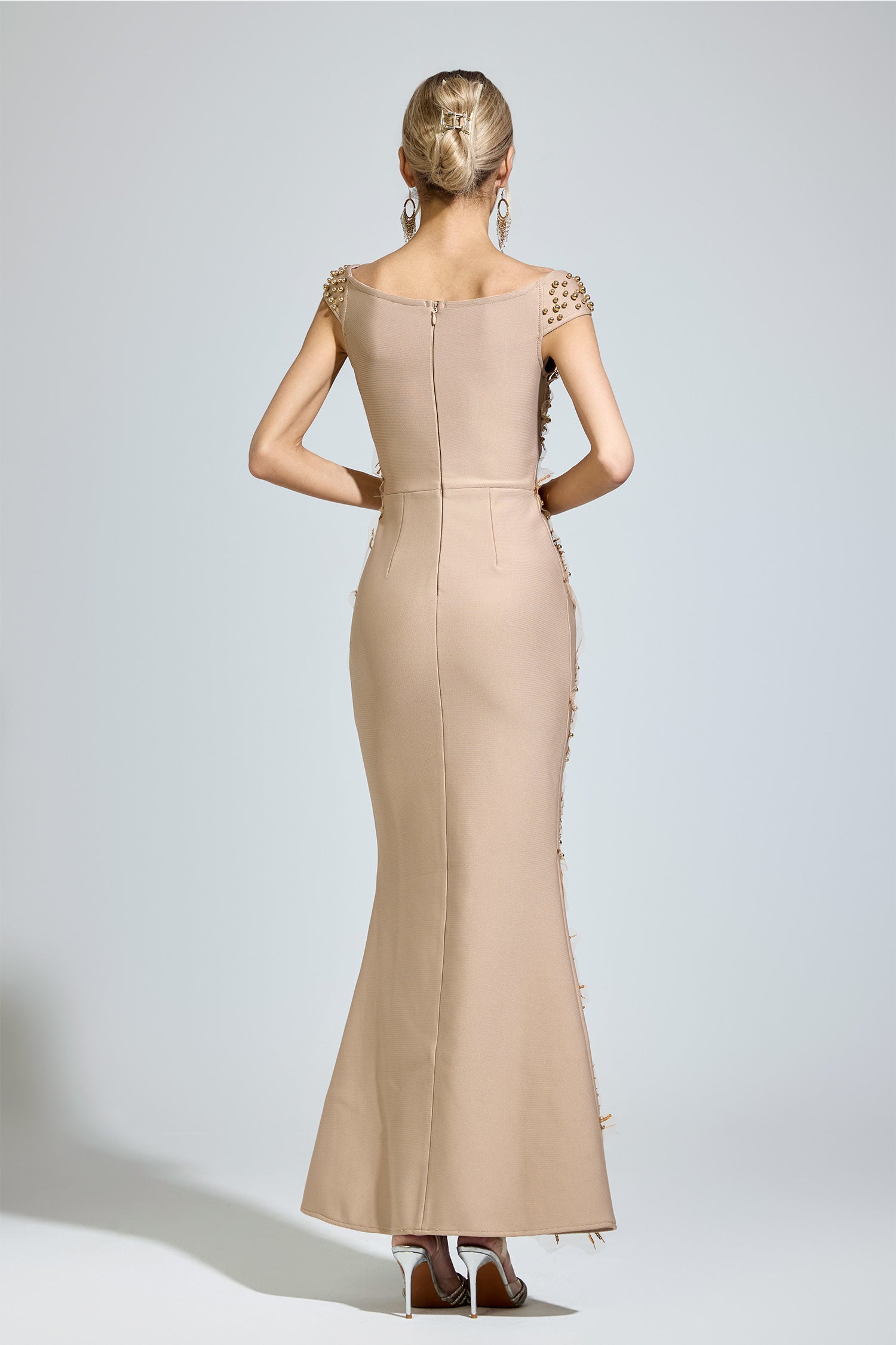 Tyrelune Apricot Mermaid Formal Dress