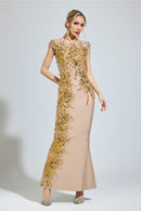 Tyrelune Apricot Mermaid Formal Dress