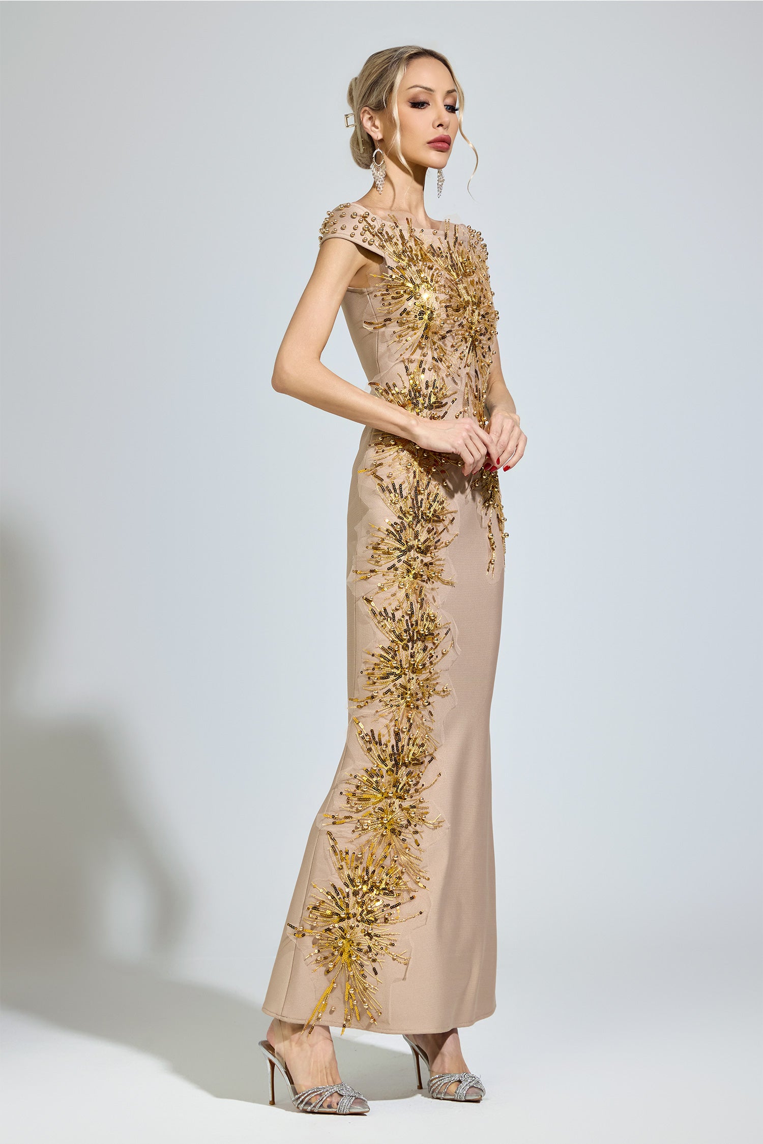 Tyrelune Apricot Mermaid Formal Dress