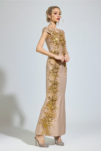 Tyrelune Apricot Mermaid Formal Dress