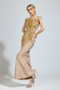 Tyrelune Apricot Mermaid Formal Dress
