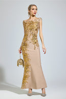 Tyrelune Apricot Mermaid Formal Dress