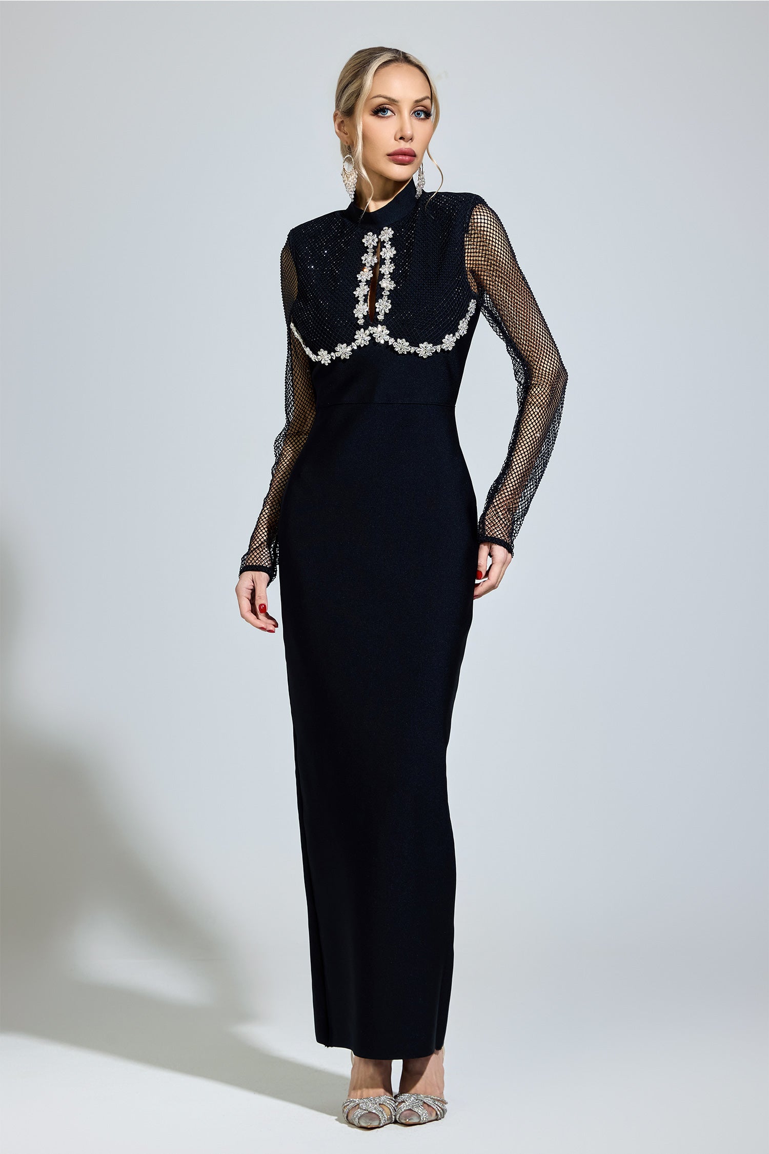 Nexaviel Black Diamond Bandage Dress – Night Novas