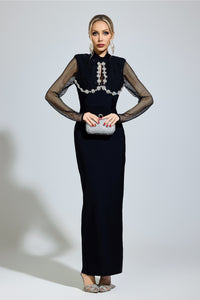 Nexaviel Black Diamond Bandage Dress
