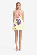 Maevik Appliqué Bustier Mini Dress