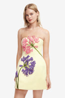 Maevik Appliqué Bustier Mini Dress