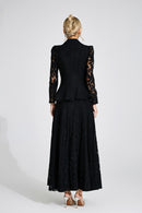 Firmino Black Lace Two Piece Set