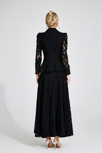 Firmino Black Lace Two Piece Set