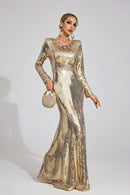 Baldev Sequined Maxi Dress