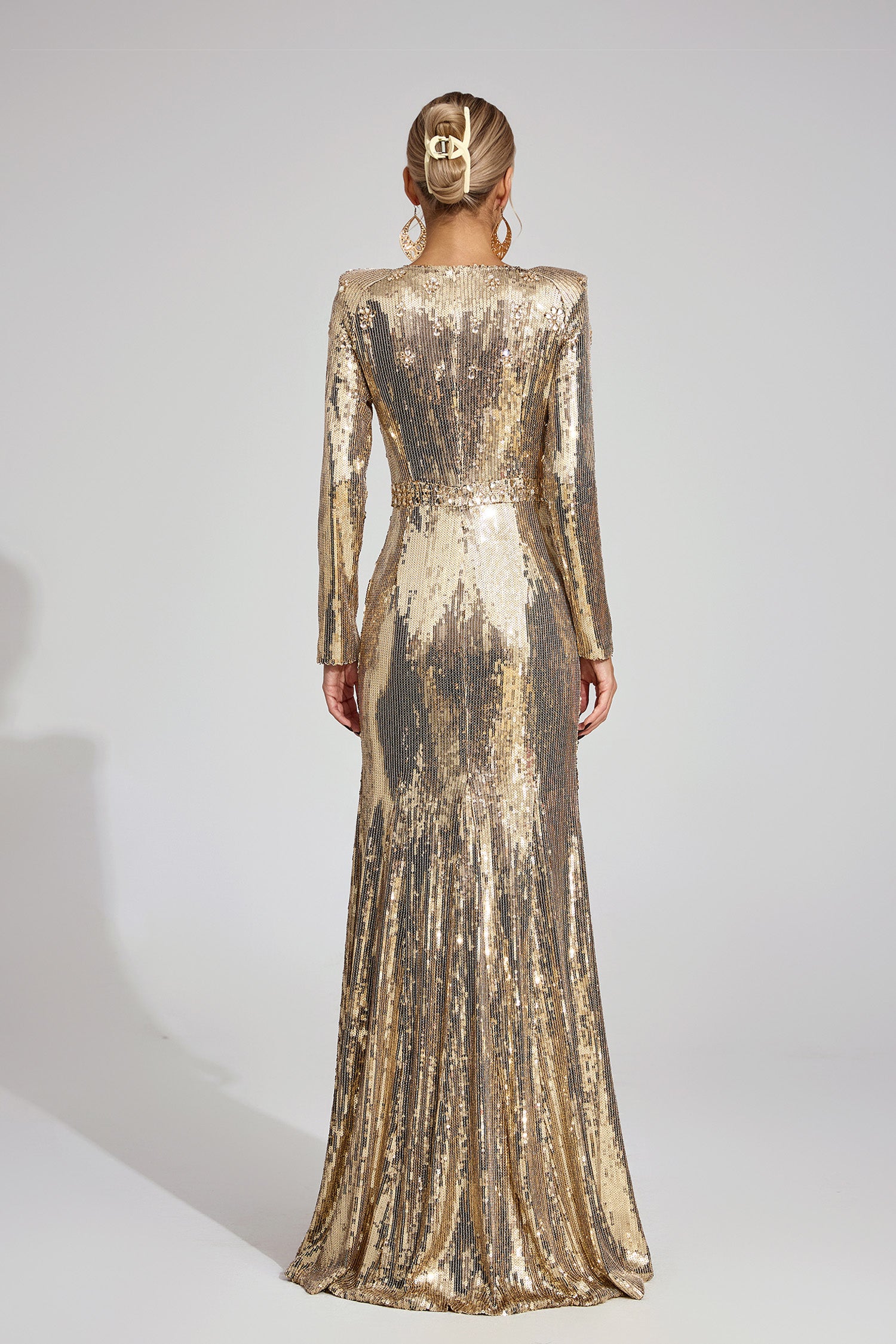 Baldev Sequined Maxi Dress