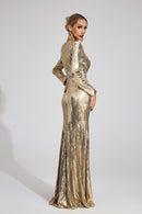 Baldev Sequined Maxi Dress