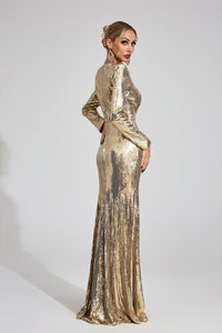 Baldev Sequined Maxi Dress