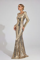 Baldev Sequined Maxi Dress