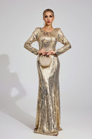 Baldev Sequined Maxi Dress