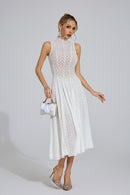 Eryndel Sleeveless Maxi Dress In White