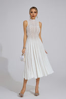 Eryndel Sleeveless Maxi Dress In White