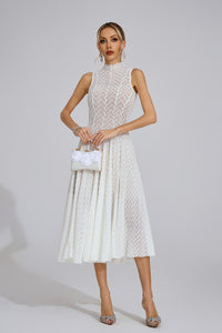 Eryndel Sleeveless Maxi Dress In White