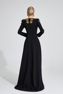 Eilley Diamond Maxi Dress In Black