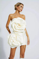 Malia Floral Strapless Mini Dress