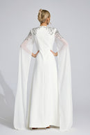 Istralion White Diamond Maxi Dress