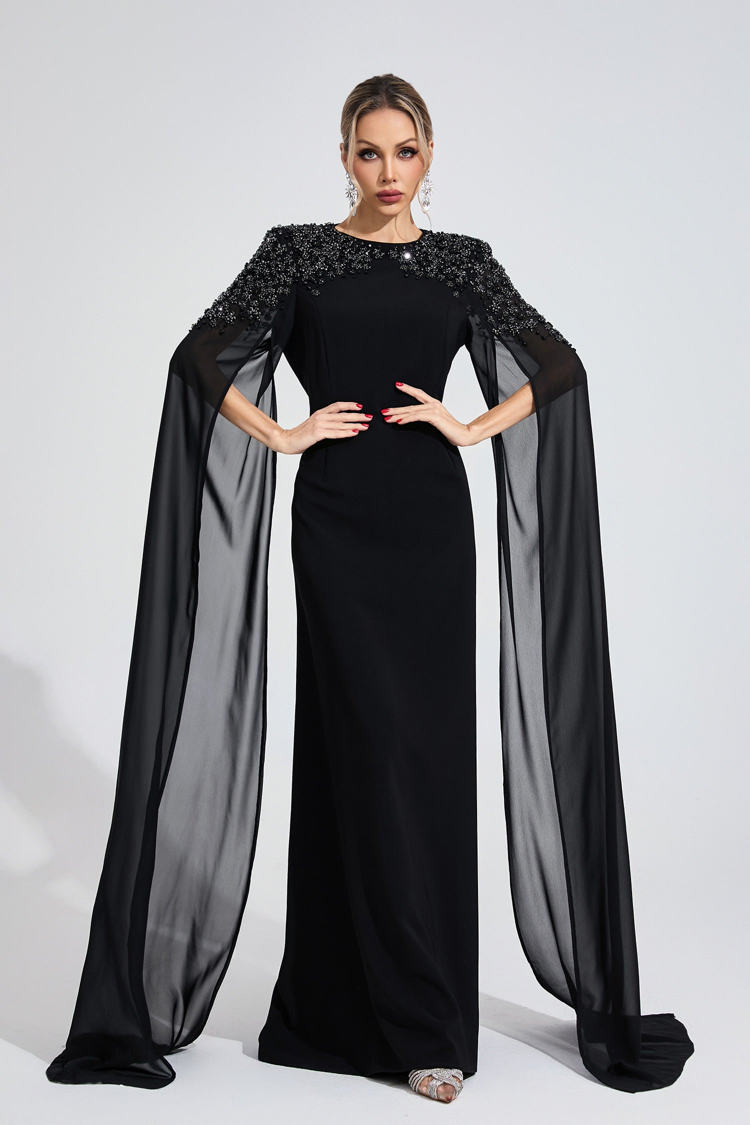 Istralion Black Diamond Maxi Dress