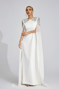 Istralion White Diamond Maxi Dress
