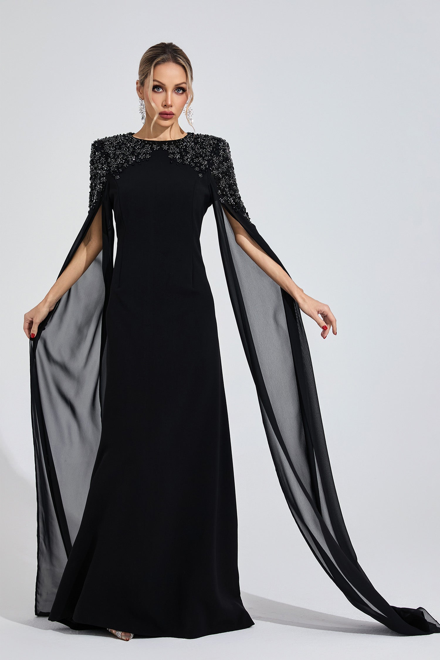 Istralion Black Diamond Maxi Dress