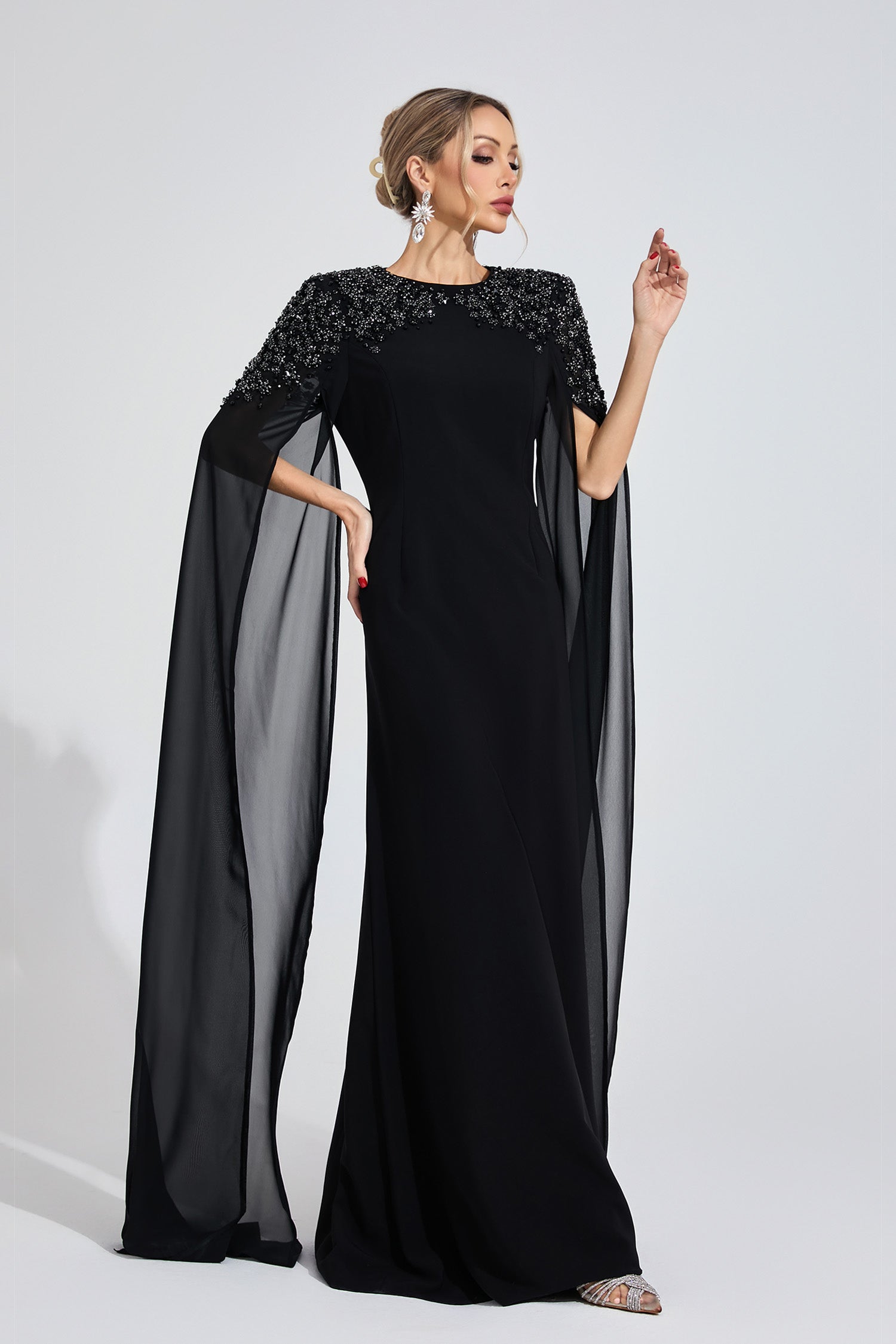 Istralion Black Diamond Maxi Dress