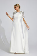 Istralion White Diamond Maxi Dress