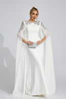 Istralion White Diamond Maxi Dress