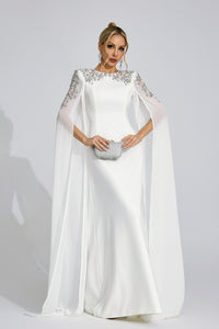 Istralion White Diamond Maxi Dress