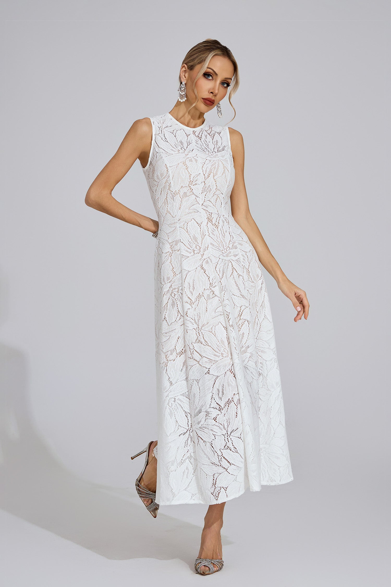 Fiorino Lace Maxi Dress