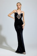 Fyrelion Black Backless  Bodycon Dress
