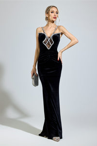 Fyrelion Black Backless  Bodycon Dress