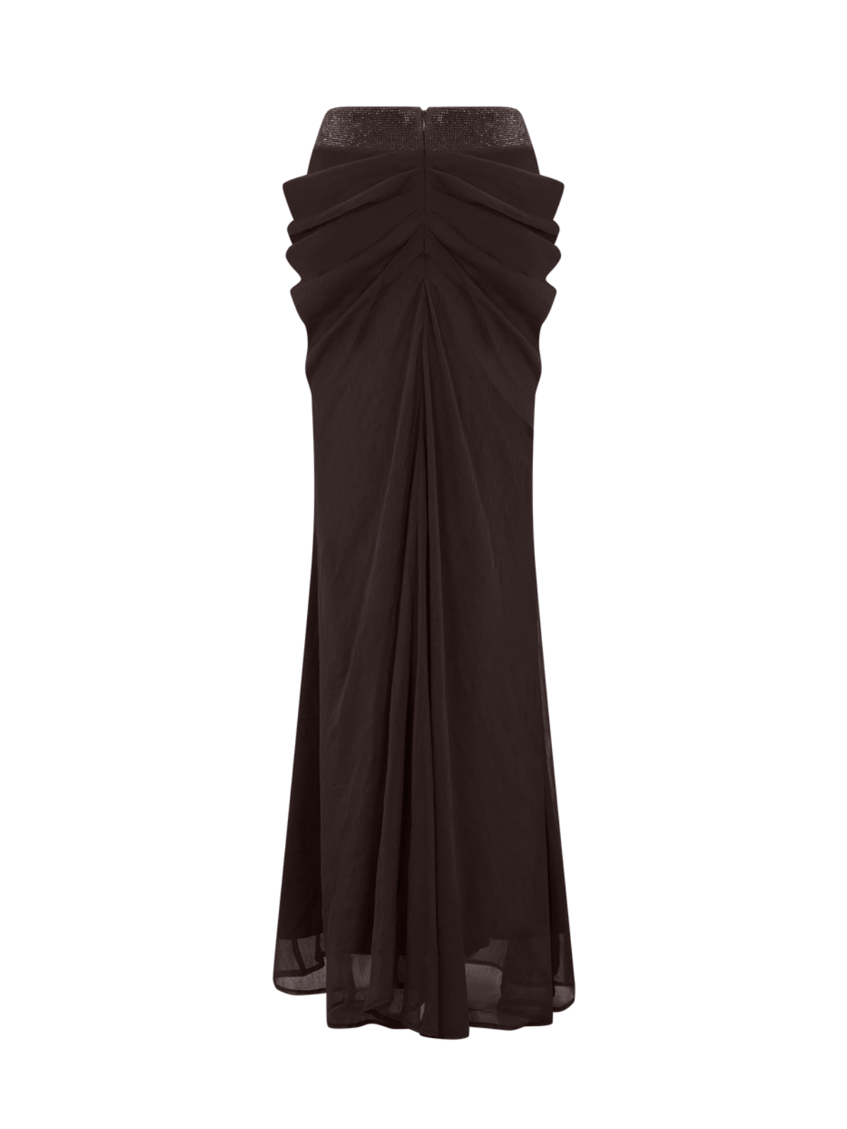 Praxel Halterneck Rhinestone Cutout Skirt Set