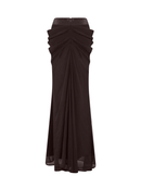 Praxel Halterneck Rhinestone Cutout Skirt Set