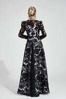 Cyraveth Black Diamond Maxi Dress