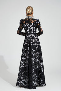 Cyraveth Black Diamond Maxi Dress