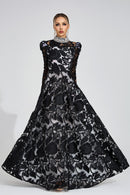 Cyraveth Black Diamond Maxi Dress