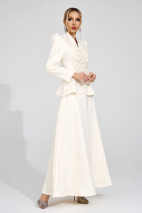 Jarevix Apricot Embroidered Set