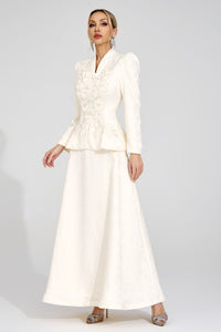 Jarevix Apricot Embroidered Set