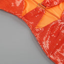 Royce Sequin Cutout Strapless Midi Dress