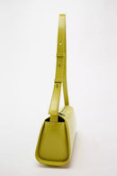 Avalyne Mirror Leather Baguette Bag