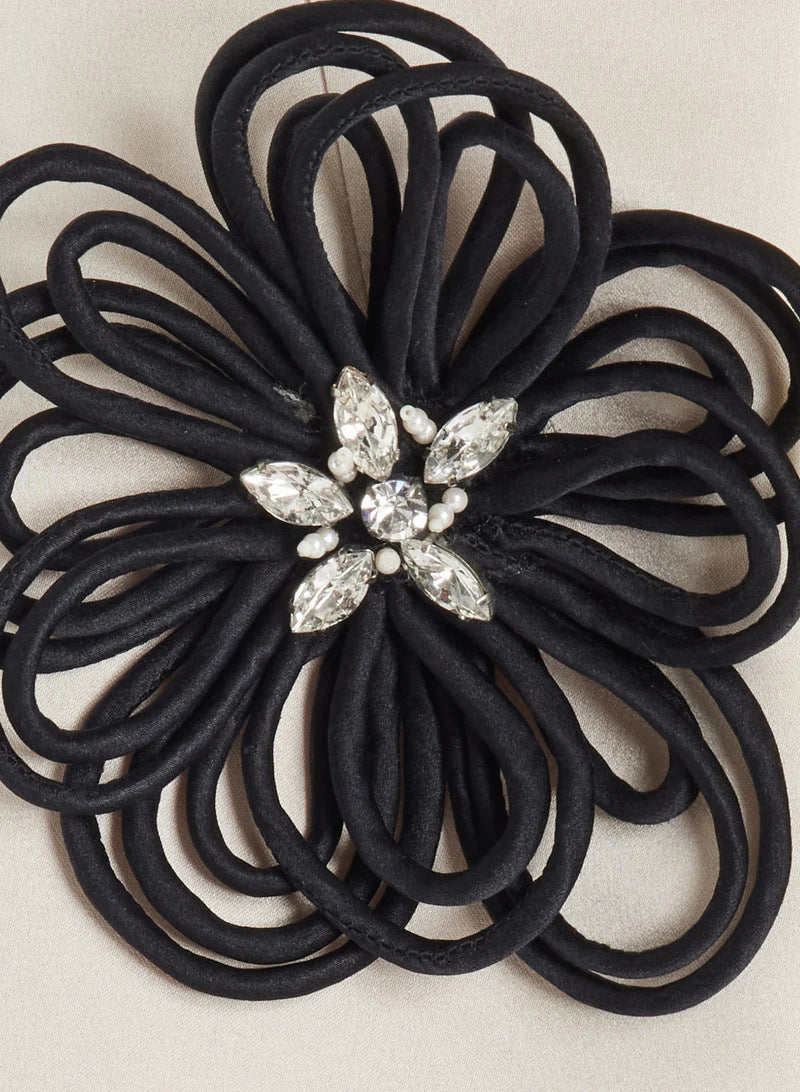 ARELY FLOWER MAXI BANDAGE DRESS-Fashionslee