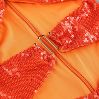 Royce Sequin Cutout Strapless Midi Dress