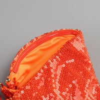 Royce Sequin Cutout Strapless Midi Dress