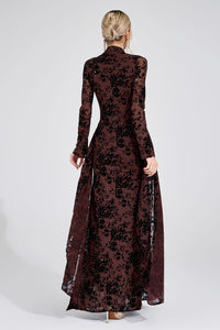 Eldricon Khaki Diamond Maxi Dress