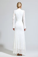 Eldricon White Diamond Maxi Dress